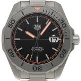 Tag Heuer Aquaracer Bamford Automatic Black Dial Grey Steel Strap Watch for Men - WAY208F.BF0638