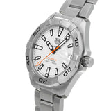 Tag Heuer Aquaracer Automatic White Dial Silver Steel Strap Watch for Men - WBD2111.BA0928