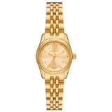 Michael Kors Lexington Analog Gold Dial Gold Steel Strap Watch for Women - MK4741