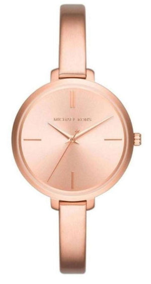 Michael Kors Jaryn Rose Gold Dial Rose Gold Steel Strap Watch For Women - MK3547