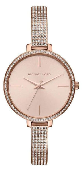 Michael Kors Jaryn Pavé Rose-Tone Watch Michael Kors Jaryn Watch Women 36mm Pink Dial Rose Gold Tone  main image 2