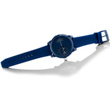 Tommy Hilfiger Denim Blue Dial Blue Rubber Strap Watch for Men - 1791556