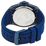 Guess Legacy Blue Dial Blue Rubber Strap Watch for Men - W1049G7