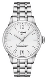 Tissot Chemin Des Tourelles Powermatic 80 Lady White Dial Jam Tangan Tali Baja Perak Untuk Wanita - T099.207.11.037.00