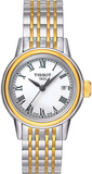 Tissot Carson Lady White Dial Two Tone Steel Strap Jam Tangan Wanita - T085.210.22.013.00