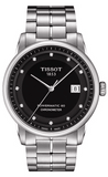 Tissot T Classic Le Locle Automatic Black Dial Silver Steel Strap Watch For Men - T086.408.11.056.00