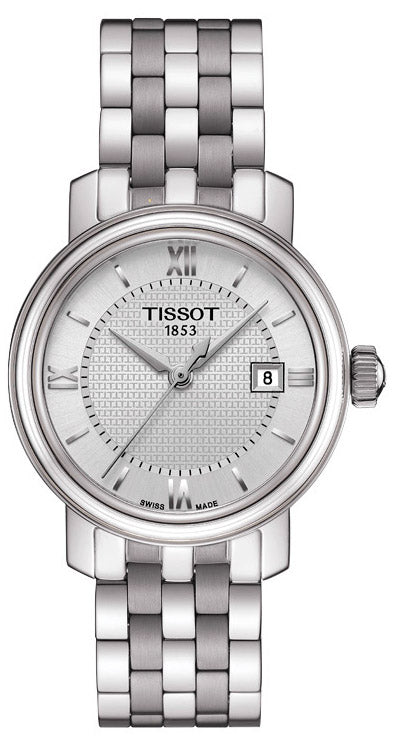 218 稼働【美品】TISSOT　箱付き　シェル　ブリッジポート　レディース時計 TISSOT - 218 稼働【美品】TISSOT 箱付き シェル ブリッジポート