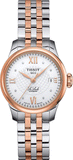 Jam Tangan Wanita Tissot Le Locle Automatic Silver Dial Two Tone Steel Strap - T41.2.183.16