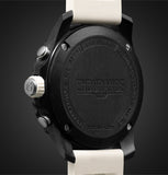Breitling Endurance Pro Black Dial White Rubber Strap Watch for Men - X82310A71B1S1