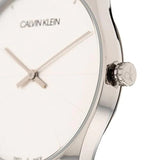 Calvin Klein Full Moon White Dial White Leather Strap Watch for Women - K8Y231L6