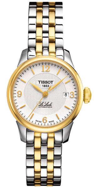 Tissot Le Locle Automatic Small Lady White Dial Two Tone Steel Strap Watch For Women - T41.2.183.34