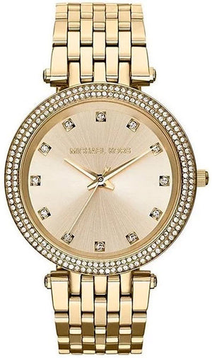 Michael Kors Darci Gold Dial Gold Stainless Steel Strap Watch for Women - MK3216