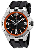 Tommy Hilfiger Drew Black Dial Black Rubber Strap Watch for Men - 1791064