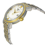 Tissot T Classic Bridgeport Silver Dial Two Tone Mesh Gelang Jam Tangan Untuk Pria - T097.410.22.038.00