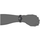 Bulova Crystal Collection Phantom Black Dial Black Steel Strap Watch for Men - 98A240