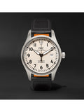 IWC Pilot's Watch Mark XVIII White Dial Black Leather Strap Watch for Men - IW327002