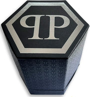 Philipp Plein High-Conic Automatic Black Dial Black Steel Strap Watch For Men - PWRAA0823