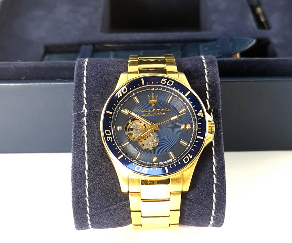Maserati SFIDA Automatic Diamond Dial Limited Edition Watch For Men