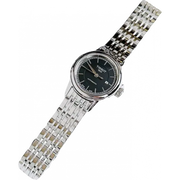 Tissot Carson Automatic Black Dial Silver Steel Strap Watch For Women - T085.207.11.051.00