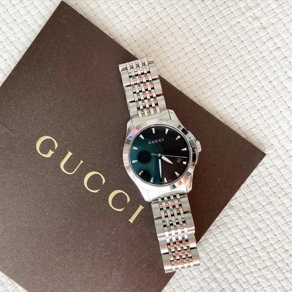 Gucci YA126502 クォーツ ブラック レディース 腕時計 美品 G-Timeless グッチ GUCCI レディース 時計 G-TIMELESS Gタイムレス