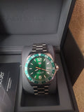 Tag Heuer Formula 1 Men’s Quartz Swiss Made Silver Stainless Steel Green Dial 43mm Watch WAZ1017.BA0842