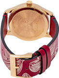 Gucci G Timeless Quartz Red Dial Red Leather Strap Watch For Women - YA1264054