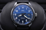 IWC Pilot’s Watch Mark XVIII Edition “Laureus Sport for Good Foundation" Blue Dial Black Nylon Strap Watch for Men - IW324703