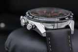 Tag Heuer Carrera Year of The Rabbit Automatic Chronograph Black Dial Black Leather Strap Watch for Men - CBN2A1L.FC6521