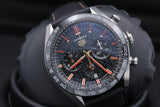 Tag Heuer Carrera Year of The Rabbit Automatic Chronograph Black Dial Black Leather Strap Watch for Men - CBN2A1L.FC6521