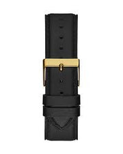Guess Multifunction Chronograph Green Dial Black Leather Strap Watch For Men - GW0389G7