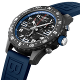 Breitling Endurance Pro Black Dial Blue Rubber Strap Watch for Men - X82310D51B1S1