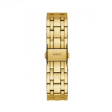 Guess Heiress Multifunction Diamonds Gold Dial Gold Steel Strap Watch for Women - GW0440L2