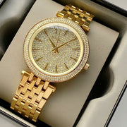 Michael Kors Darci Rose Gold Dial Rose Gold Steel Strap Watch for Women - MK3439