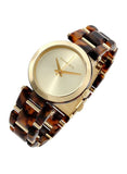 Michael Kors Delray Gold Dial Two Tone Steel Strap Watch for Women - MK4314