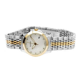 Gucci G Timeless Diamonds Mother of Pearl Dial Two Tone Mesh Bracelet Watch for Women - YA126513