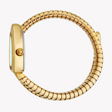 Just Cavalli Lady Snake Green Dial Gold Steel Strap Watch for Women - JC1L249M0035