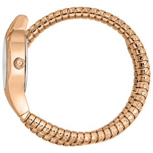 Just Cavalli Amalfi Silver Dial Rose Gold Steel Strap Watch for Women - JC1L270M0045