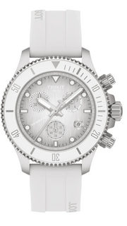 Tissot Seastar 1000 Chronograph Grey Dial White Rubber Strap Watch for Men - T120.217.17.011.00