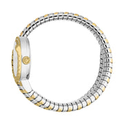 Just Cavalli Enchanting Silver Dial Two Tone Steel Strap Watch for Women - JC1L301M0065