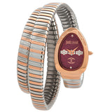 Just Cavalli Cosenza Red Dial Two Tone Steel Strap Watch for Women - JC1L232M0065