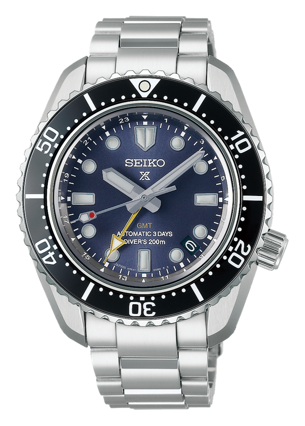 Seiko Prospex Diver Scuba Automatic Blue Dial Silver Steel Strap Watch for Men - SBEJ021