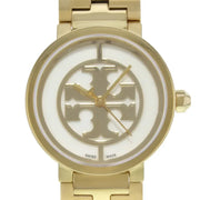 Tory Burch Reva Gold Dial Gold Steel Strap Watch for Women - TBW4011