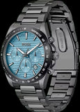 Hugo Boss Strike Chronograph Blue Dial Black Steel Strap Watch for Men - 1514242