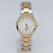 Tory Burch Collins White Dial Two Tone Steel Strap Watch for Women - TBW1305