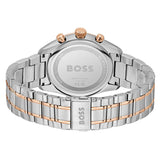 Hugo Boss Grand Prix Chronograph Grey Dial Two Tone Steel Strap Watch for Men - 1514252