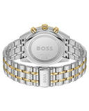 Hugo Boss Skytraveller Chronograph Blue Dial Two Tone Steel Strap Watch for Men - 1514247