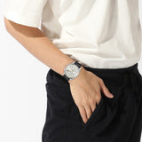 Hugo Boss Skytraveller Chronograph Silver Dial Black Leather Strap Watch for Men - 1514147