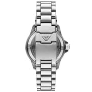 Emporio Armani Sea Explorer Blue Dial Silver Steel Strap Watch for Men - AR60087