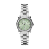 Emporio Armani Federica Mint Green Dial Silver Steel Strap Watch for Women - AR11656