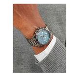 Hugo Boss Strike Chronograph Blue Dial Black Steel Strap Watch for Men - 1514242